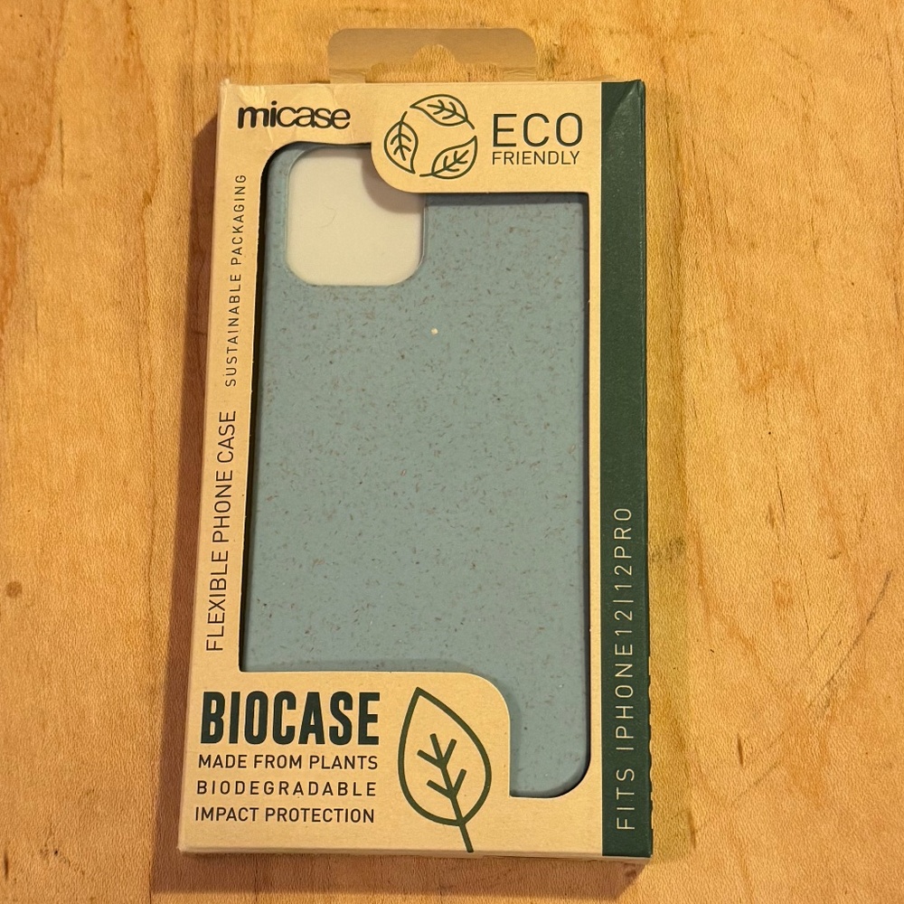 iPhone 12/12 Pro Biodegradable Made from Plants Impact Protection Flexible Case